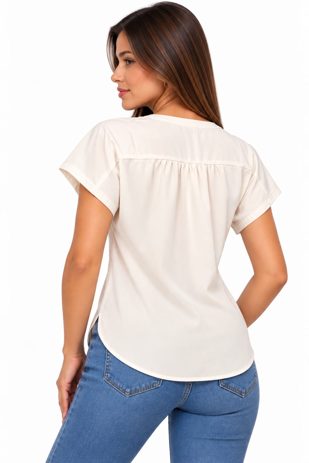 Blusa Cocktail Beige