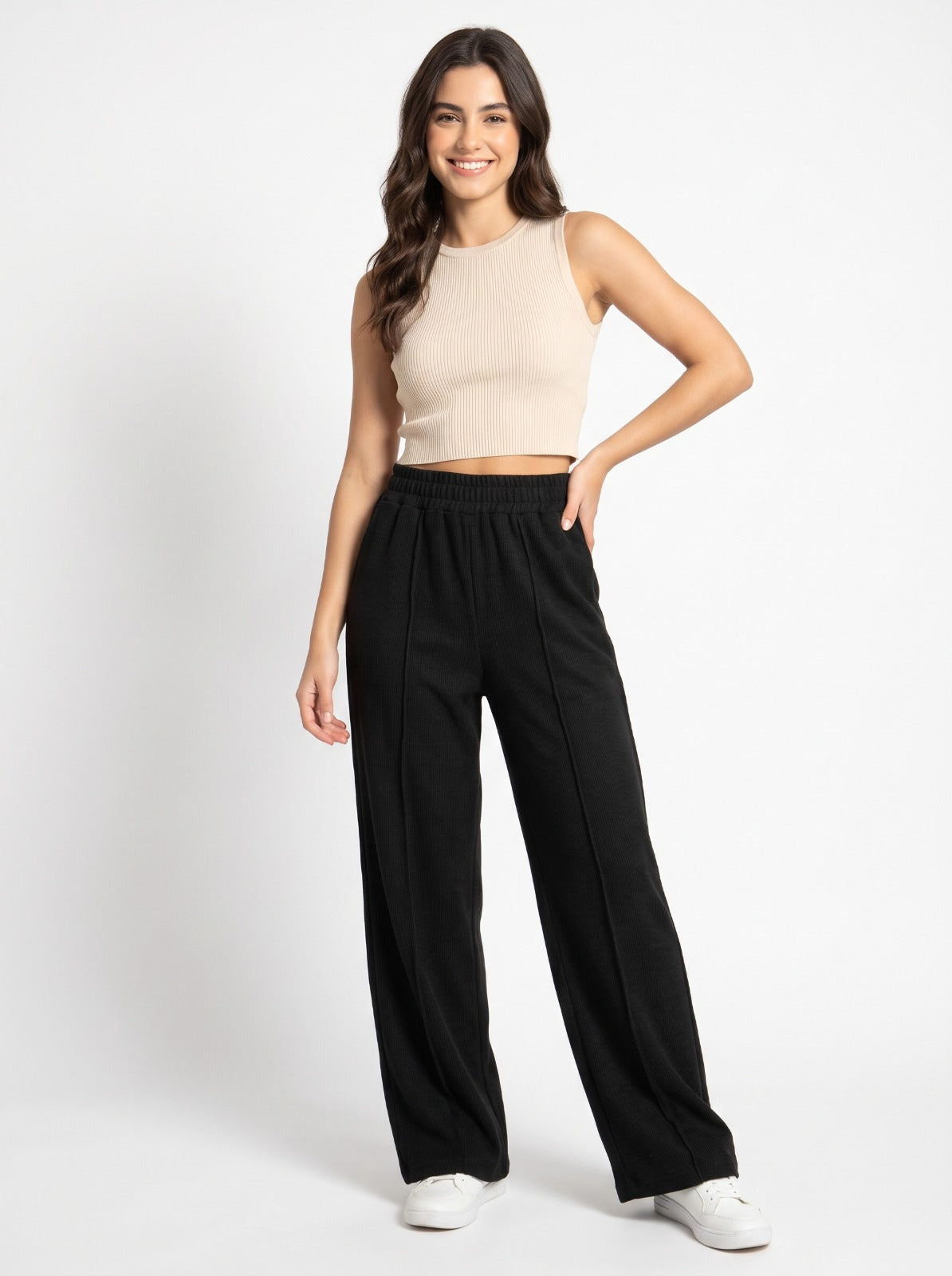 Pantalón Palazzo Invierno Negro