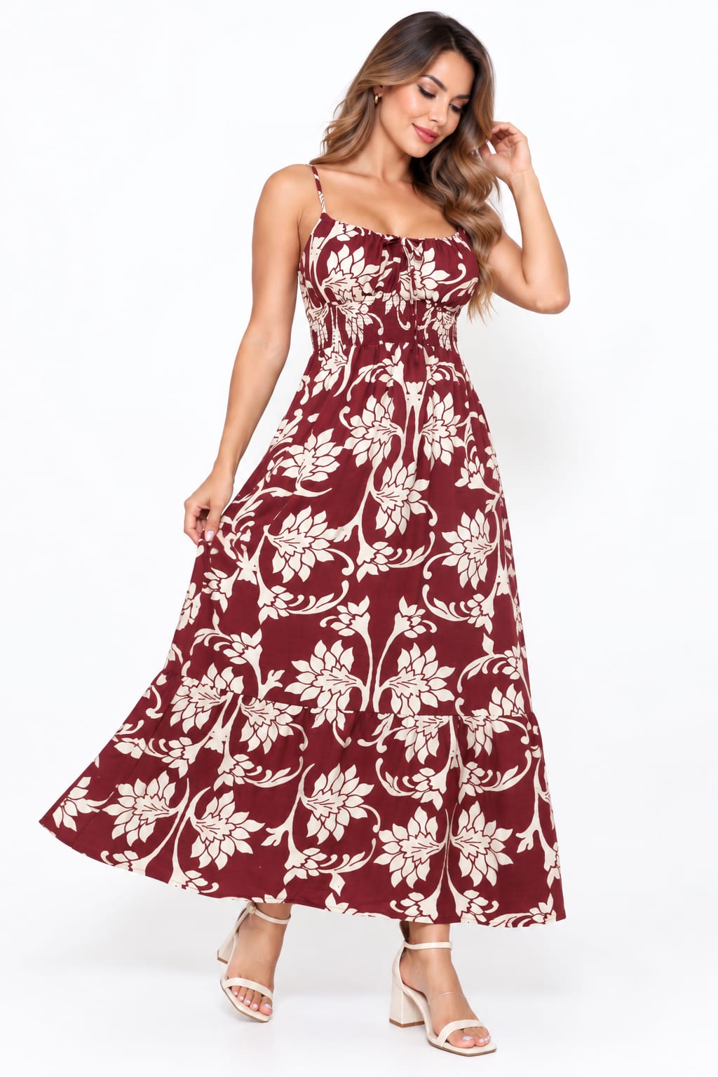 Vestido Rosalía Vino
