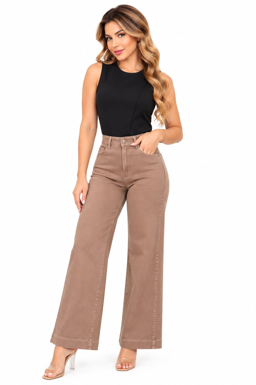 Pantalón Jean Summer Marrón