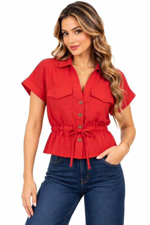 Blusa Antonia Roja