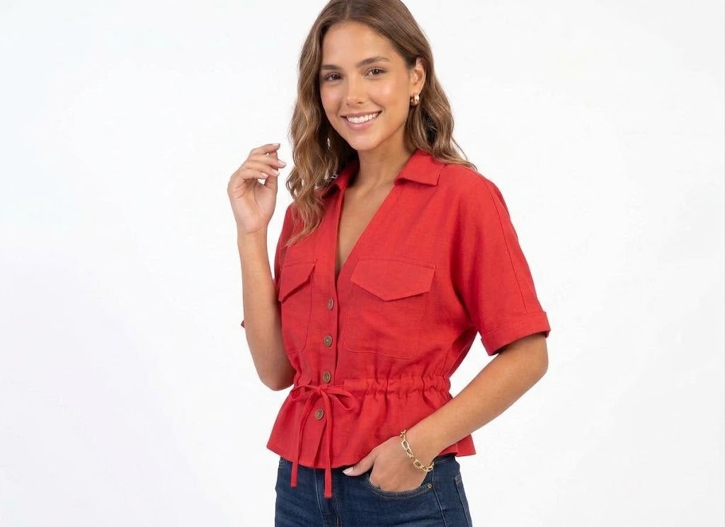 Blusa Antonia Roja