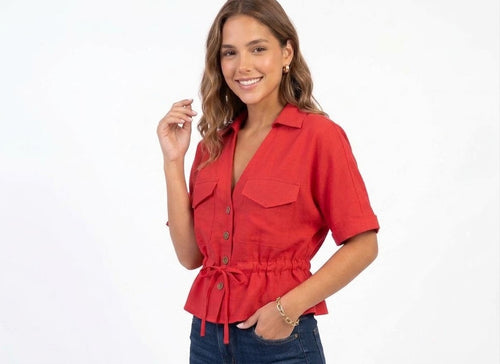 Blusa Antonia Roja
