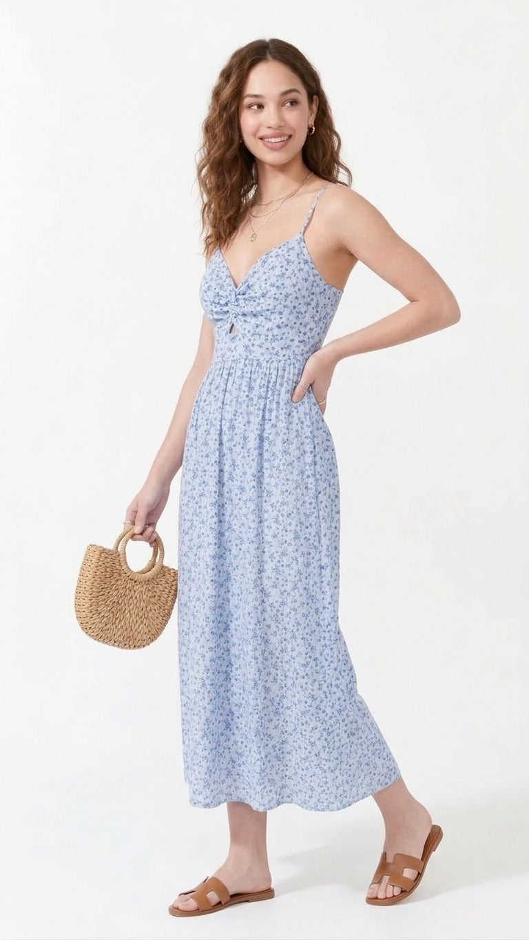 Vestido Bahamas Celeste