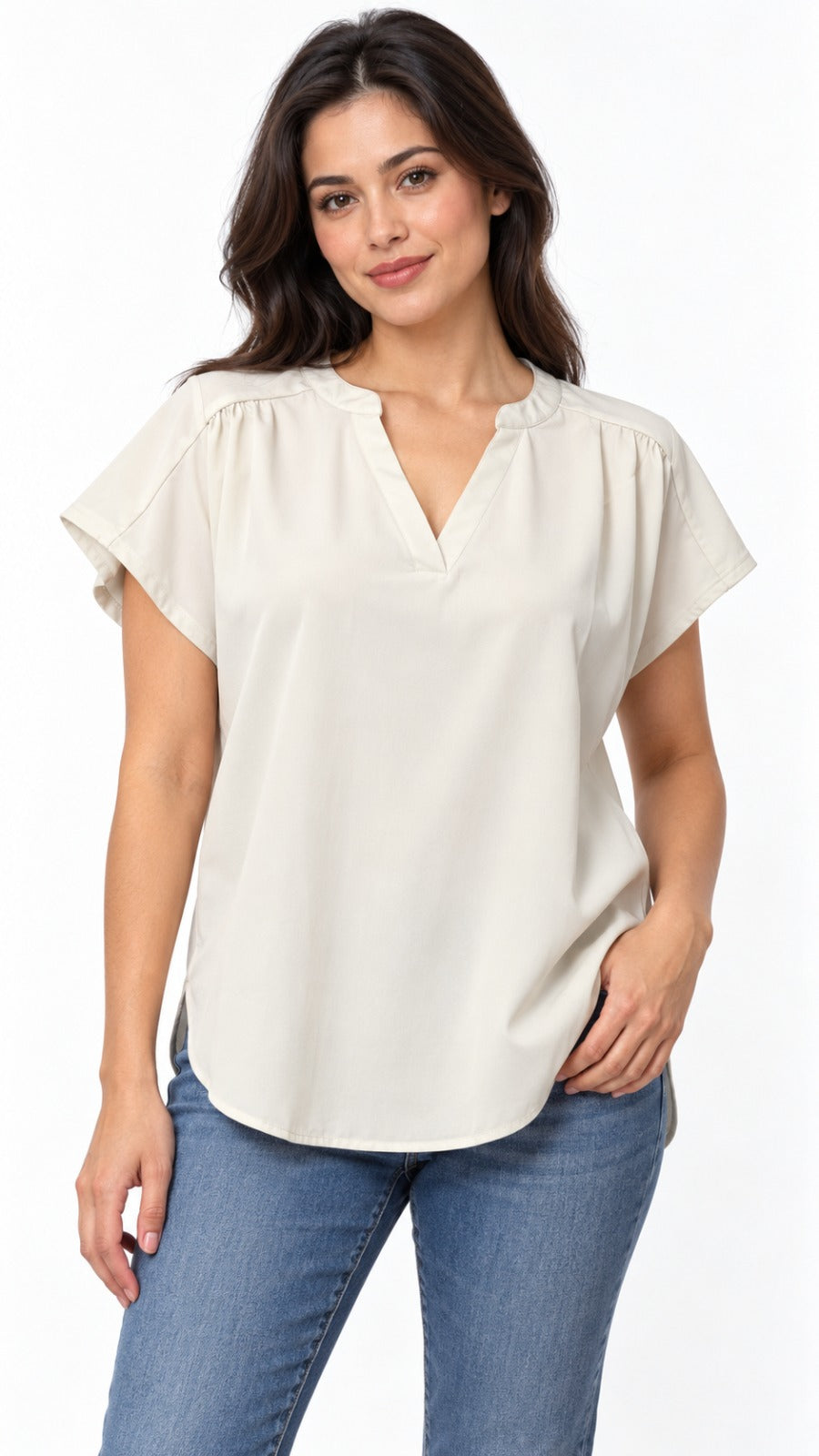 Blusa Cocktail Beige