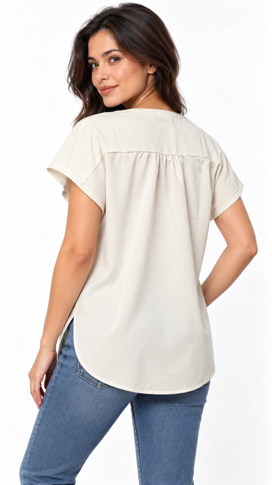 Blusa Cocktail Beige