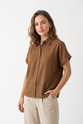 Blusa Italia Camel