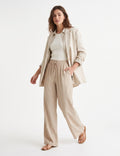 Pantalón Lino Beige