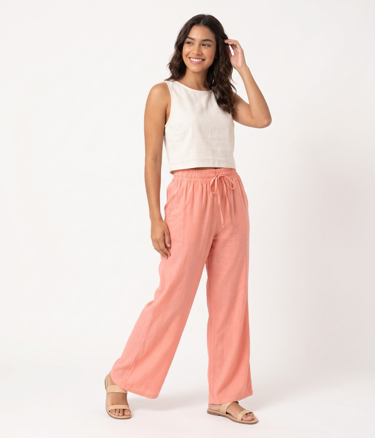 Pantalón Lino Melón