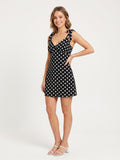 Vestido Polkadots Negro