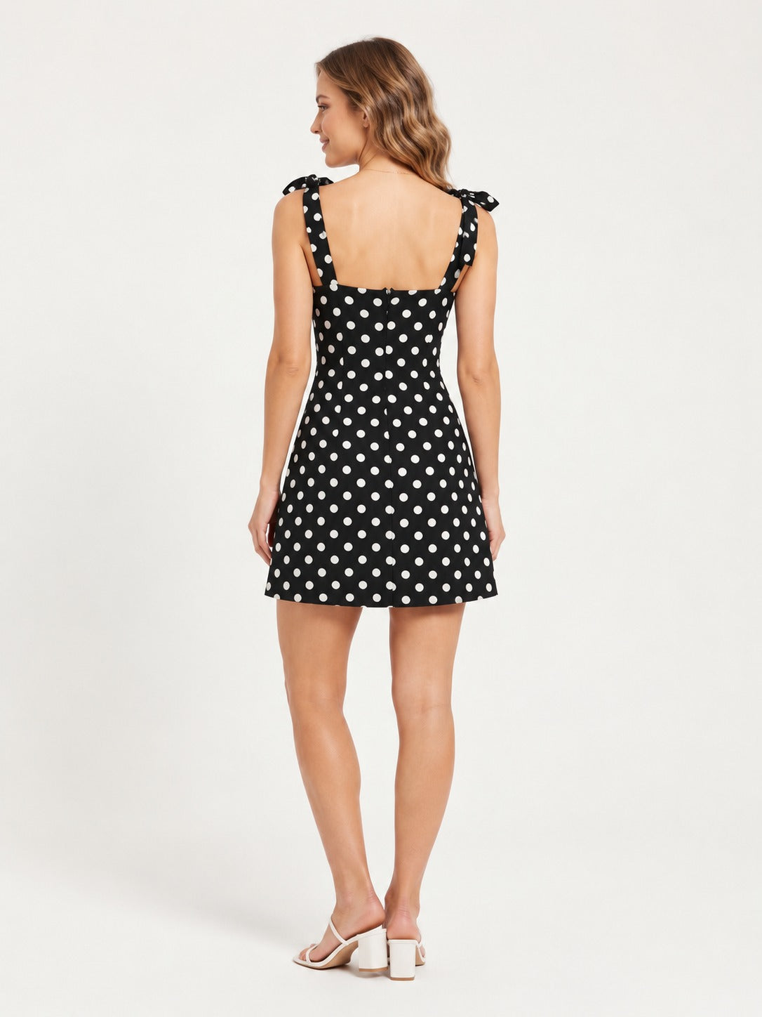 Vestido Polkadots Negro